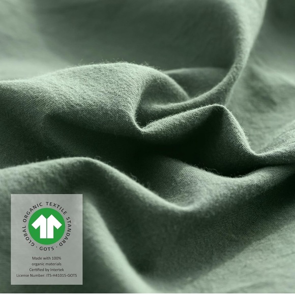 Organic Cotton Queen Size Duvet and Pillow Cover Set - Picture 4 of 5